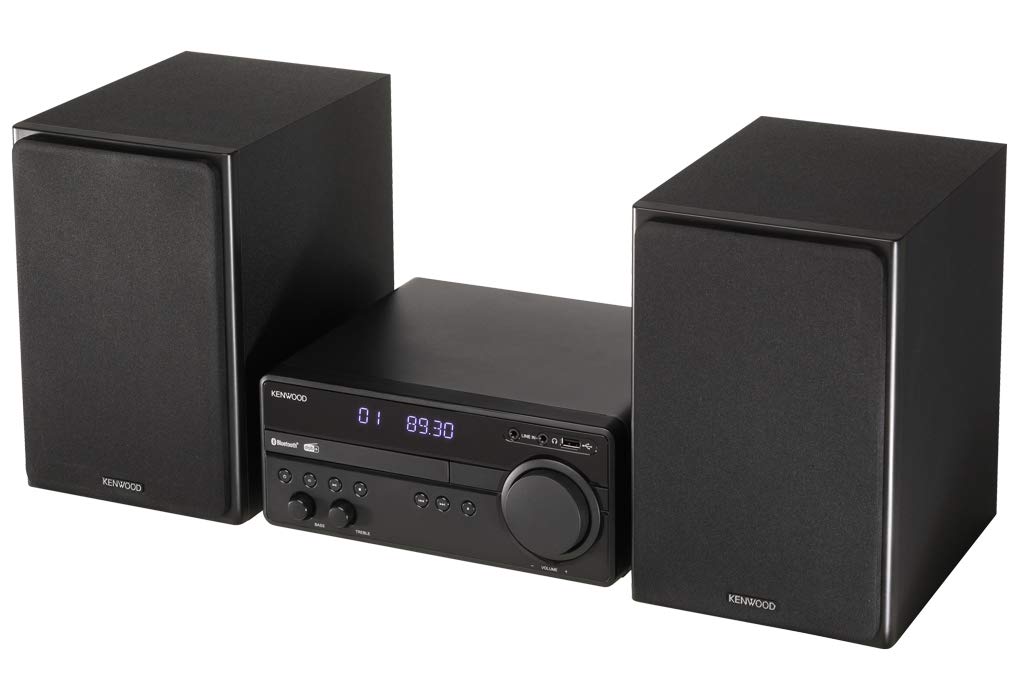 Kenwood M-819DAB Microcadena de música para Uso doméstico Negro 100 W - Mini Equipo de musica para casa