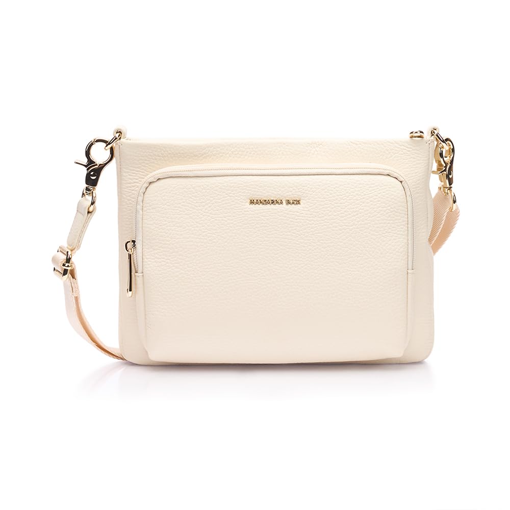 Mandarina Duck Mellow Leather Crossover, Mujeres, Almond