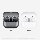 Samsung Galaxy Buds3 + Cargador - Auriculares Inalámbricos, Cancelación de Ruido, Bluetooth, Audio 360, Blanco (Versión Española)