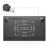 Hama Soporte de Pared para TV (3 articulaciones, 90 Pulgadas, VESA 800 x 600, LCD/LED, para TV, Montaje en Pared, Giratorio 120 Grados, Inclinado, Acero, Capacidad de Carga máxima de 75 kg, bisagras