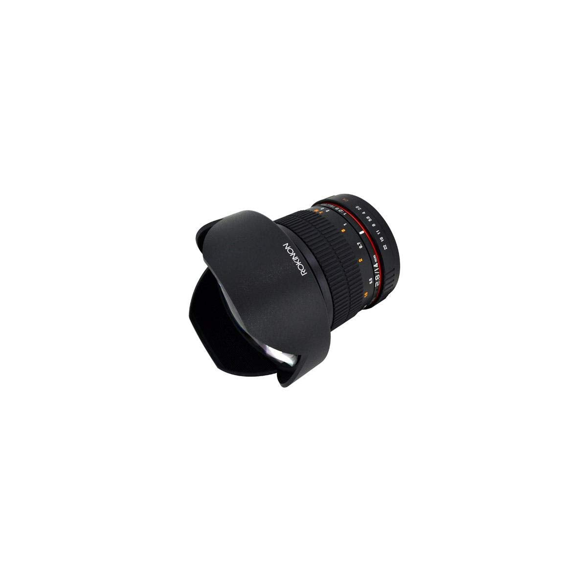 Rokinon Lente Ultra Ancha FE14M-C de 14 mm F2.8 para Canon (Negro)