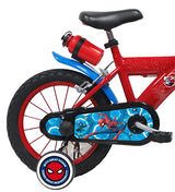 Vélo ATLAS Vélo Enfant Garçon 14'' Spiderman/Marvel Bicicleta Infantil, Niños, Rojo, 14 Pulgadas