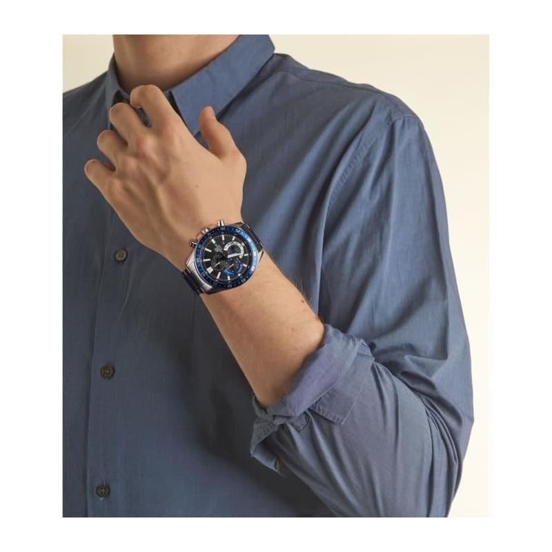 CASIO - Montre en acier inoxydable - EDIFICE - Gris