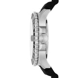 Fossil Reloj Analógico para Hombre de Cuarzo con Correa en Acero Inoxidable FS6036, Negro