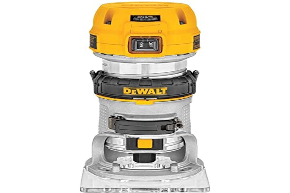 DeWalt D26200-QS - Perfiladora electrónica (900 W, 27000 rpm, 6-8 mm