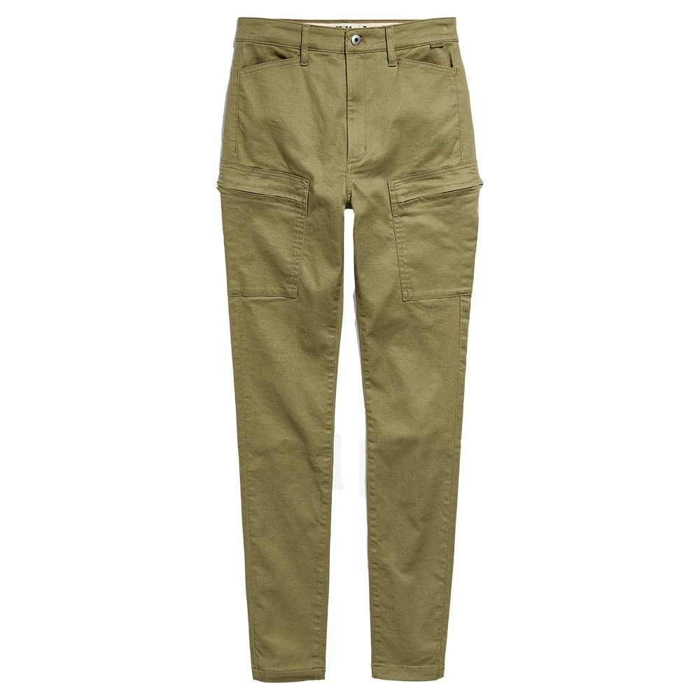 G-Star Para Mujer Pantalones Skinny Cargo, Verde (smoke olive D22890-C105-B212), 28W / 32L