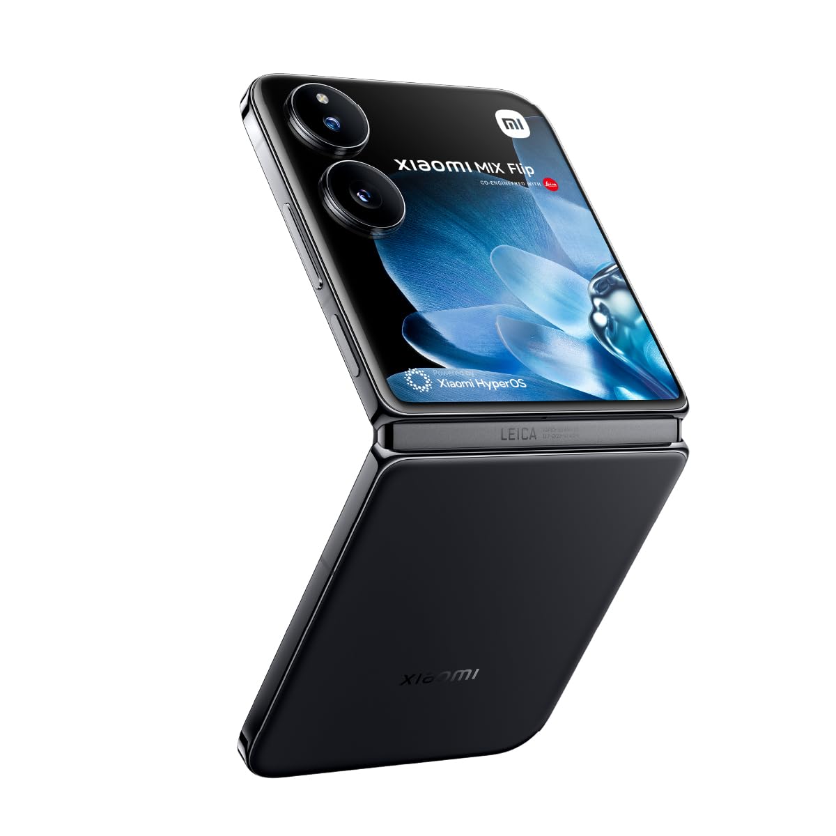 Xiaomi Mix Flip - Smartphone de 12+512GB, Lentes Leica Summilux, Snapdragon 8 Gen 3, Pantalla Exterior de 4,01" e Interior de 6,86" 120Hz, HyperCharge 67W, Cargador Incluido, Negro (Versión ES)