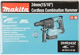Makita Hammer DHR243Z 18V SDS-Plus 2.0 J BRUSHLESS 3 Funciones (SOLO CUERPO)