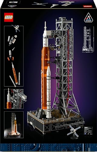 LEGO Icons Sistema de Lanzamiento Espacial Artemis de la NASA con Cápsula Orión, Maqueta de Cohete para Adultos, Decoración del Hogar y la Oficina, Regalo para Hombres y Mujeres 10341
