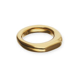 UNO de 50 | Anillo |en Aleación de Metales | Talla 12 | Bañado en Oro de 18k | Joya Artesanal | Hecho en España