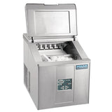 Máquina de hielo de acero inoxidable compacto