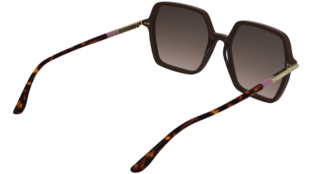 Lacoste Women's Sunglasses L6079S - Burgundy with Gradient Brown Lens