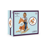 KALOO - Les Amis - Balancín de Zorro Paprika, Altura del Asiento de 35 Cm, A Partir de 12 Meses de Edad, K970001