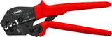 Knipex Alicate para crimpar terminales también para trabajar a dos manos bruñido, recubiertos de plástico antideslizante 250 mm 97 52 18