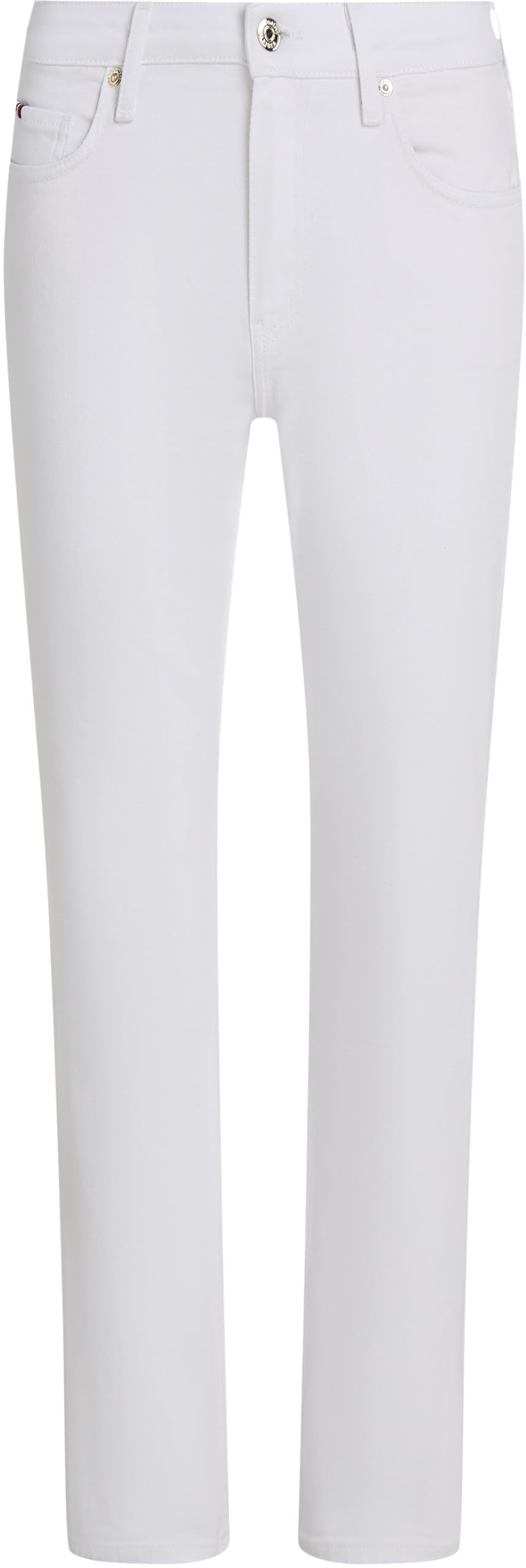 Tommy Hilfiger Vaqueros Mujer Classic White Straight Fit, Blanco (TH Optic White), 30W/30L