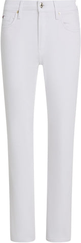 Tommy Hilfiger Vaqueros Mujer Classic White Straight Fit, Blanco (TH Optic White), 30W/30L