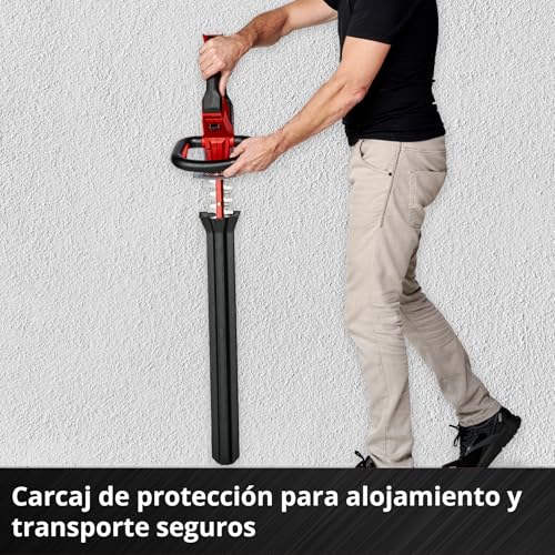 Einhell Recortasetos con batería GE-CH 36/61 Li-Solo Power X-Change (36V, Engranaje metálico, Longitud de Espada 67 cm, Distancia Entre Dientes 26 mm, Incl. carcaj, sin batería ni Cargador)