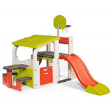 Smoby - Área Multijuegos, Rojo/Verde/Blanco/Gris (840203)