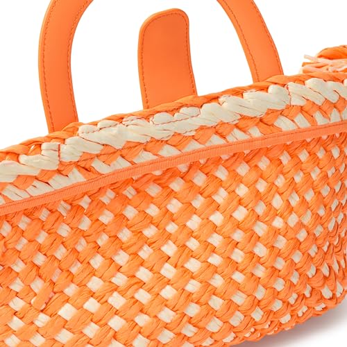 TOUS Dora, Bolso de Mano para Mujer, Naranja Claro