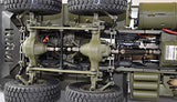 Amewi U.S. Camión 8 x 8 volquete 1:12, vehículo Militar teledirigido, Color Verde (22437)