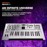 Sintetizador Roland GAIA 2 con prestaciones sonoras avanzadas | Generador de sonido híbrido que combina síntesis de tabla de ondas y virtual analógica | Motional Pad integrado