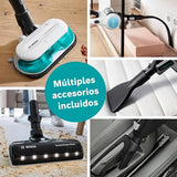 Bosch, aspirador sin cable 2en1, Unlimited 7 ProHygienic Aqua, cepillo 2en1 DynamicAqua, cepillo convencional, blanco, BCS71HYG2