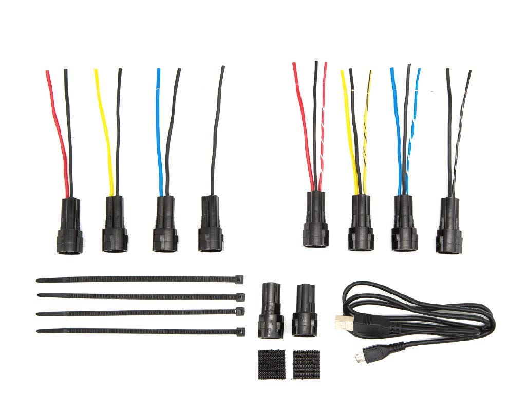 Unbekannt 2103139 para ezCAN para BMW R1200 1250 LC 80231 4 Canal Administrador de accesorios 76 mm x 30 mm x 16 mm con Micro USB A