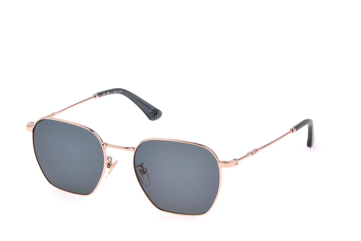Police SPLL06 Gafas, Shiny Total Rose Gold, 54 para Hombre
