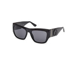 GUESS Gu00252 Gafas, 01a Shiny Black, 54/17/135 para Mujer