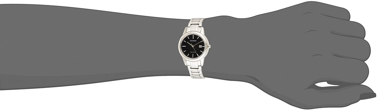 Citizen Reloj Analógico para Mujer de Cuarzo con Correa en Acero Inoxidable FE1081-59E