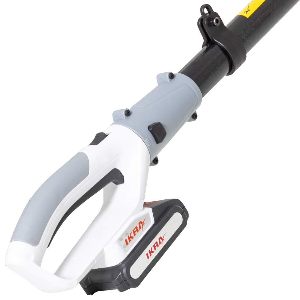 IKRA tijeras cortasetos telescópico a batería ICPH 2040, incl. 2x batería, cargador rápido y cinta de hombro