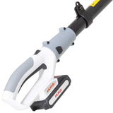 IKRA tijeras cortasetos telescópico a batería ICPH 2040, incl. 2x batería, cargador rápido y cinta de hombro