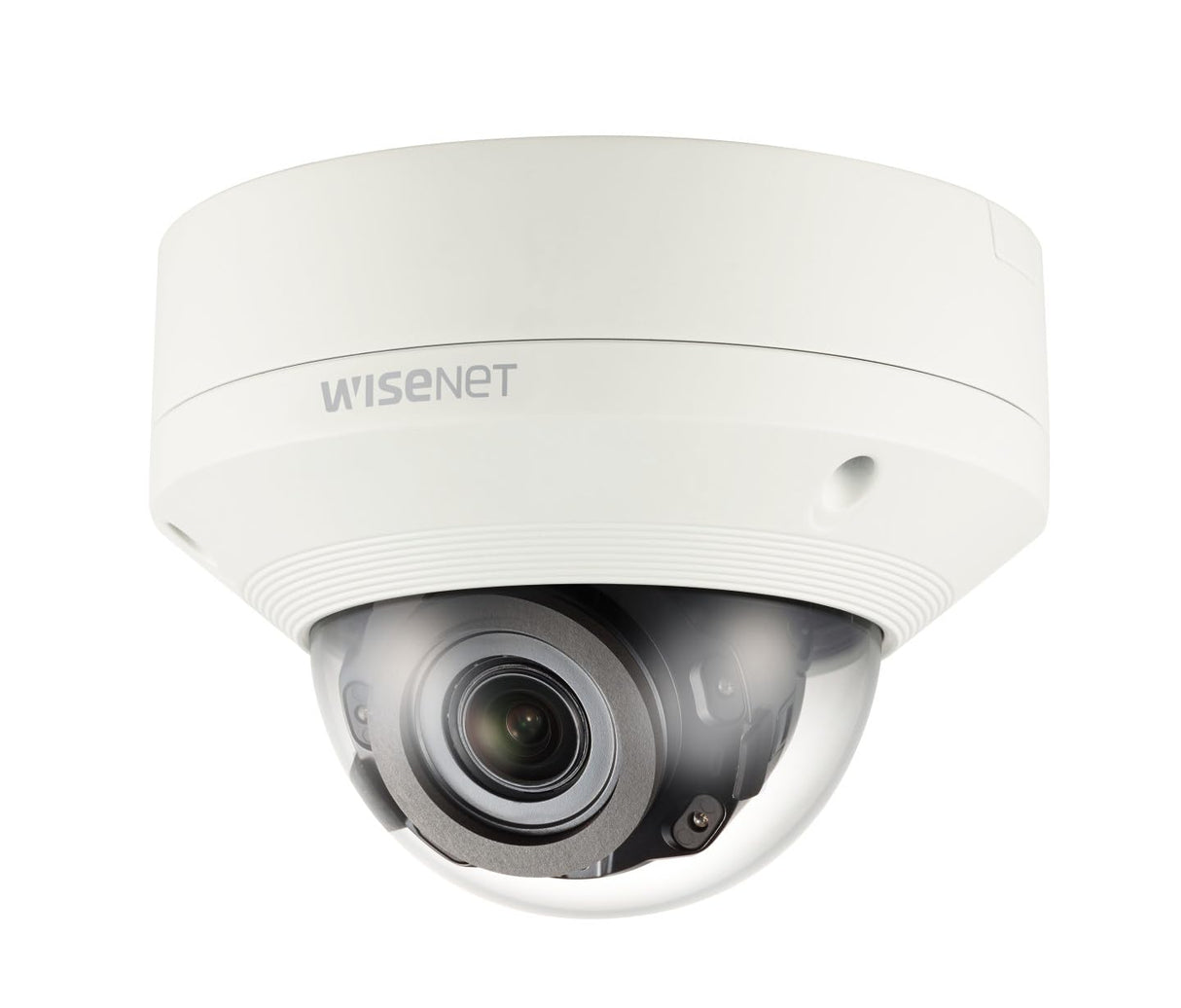 Hanwha XNV-8080R Cámara Domo IR de Red de 5MP protegida contra vandalismo