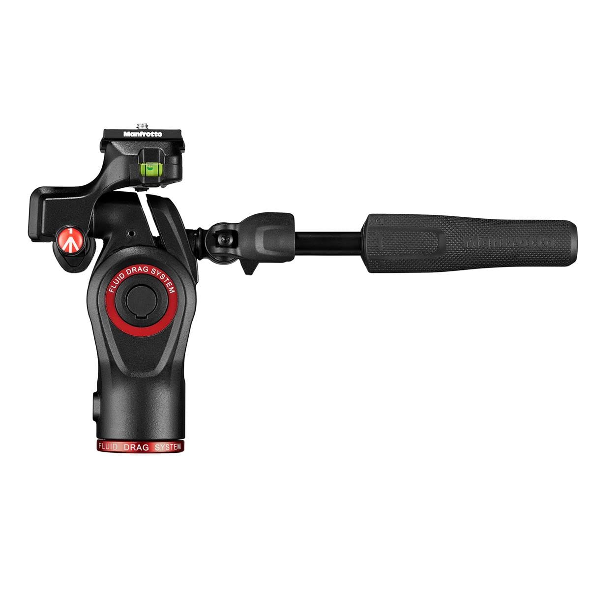 Manfrotto Befree - Cabezal de trípode para cámara en Vivo de 3 vías, Aluminio, Carga útil de 6 kg, para trípodes de Viaje, con Asas Plegables, Sistema de Arrastre Fluido, para Fotos y Videos, Equipo