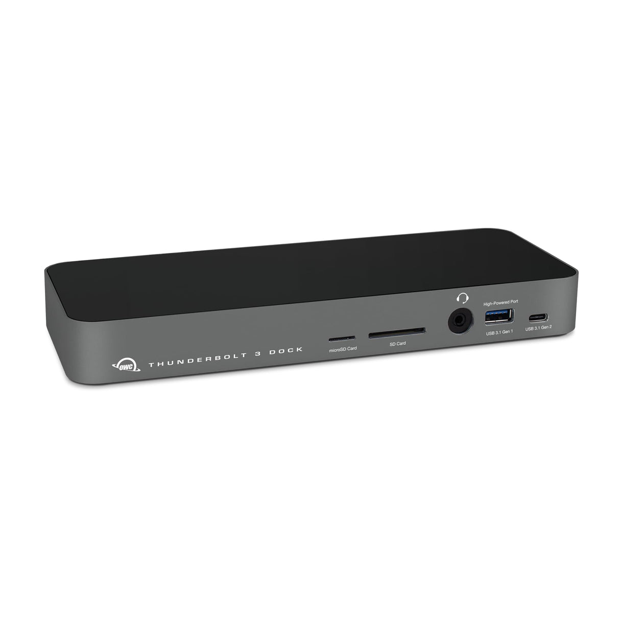OWC Base Thunderbolt 3 de 14 Puertos con Cable, Compatible con Windows PC y Mac, Gris Espacial, (TB3DK14PSG)