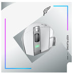 Logitech G G502 X LIGHTSPEED Ratón inalámbrico para Gaming - Ratón óptico con interruptores óptico-mecánicos híbridos LIGHTFORCE, sensor HERO 25K, compatible con PC - macOS/Windows - Blanco