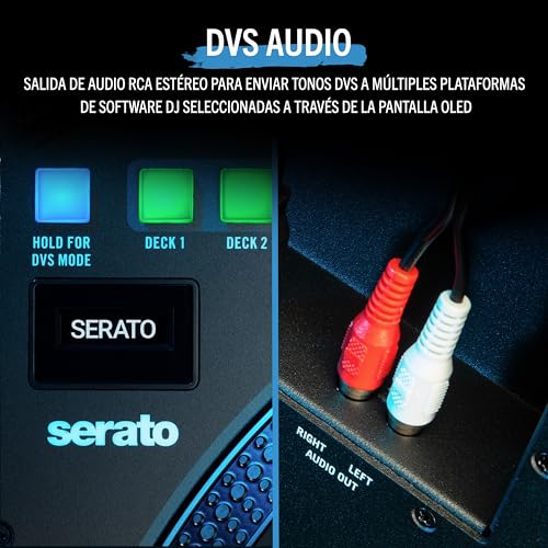 RANE Twelve MKII - Controlador DJ Midi Motorizado, Giradiscos de 12’’ Estilo Vinilo con Control DVS y USB Midi para Traktor, Virtual DJ & Serato DJ