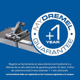 Dremel Blueprint Estación de Sierra Circular Portátil 12V Sin Escobillas con Estación de Trabajo 1x Disco Multimaterial, 1x Guia de Corte, 1x Adaptador de Polvo, 2x Gatos