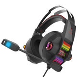 BERSERKER Auriculares Gaming con Micrófono, 40mm, Cable 2.1m, RGB LED, Compatible con PS4/Xbox One/Switch/PC