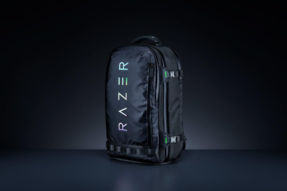 Mochila Razer Rogue V3 (15,6") - Mochila de viaje compacta (compartimento para portátil de hasta 15", resistente, cubierta exterior de poliéster) Negro/Chroma