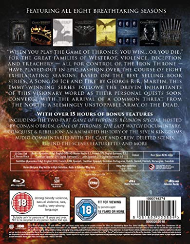 Game of Thrones: The Complete Series [Blu-ray] [2011] [2019]