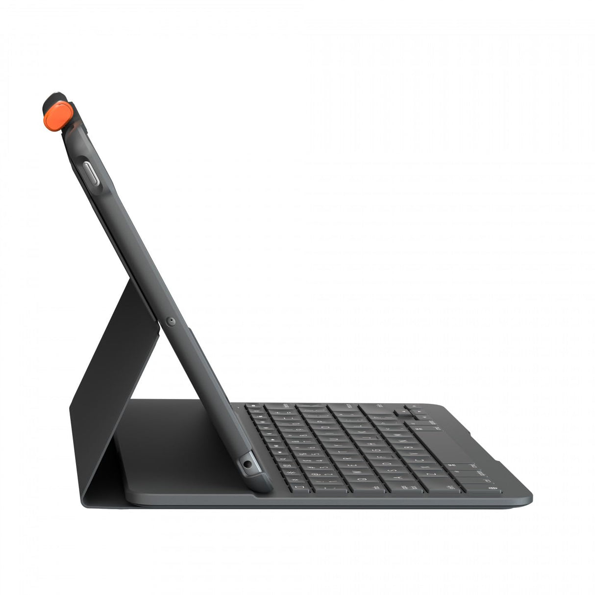Logitech Slim Folio para iPad (7.ª generación), Disposición AZERTY Francés - Gris