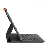 Logitech Slim Folio para iPad (7.ª generación), Disposición AZERTY Francés - Gris