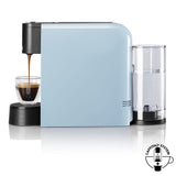 Caffitaly System - Máquina de café Volta S35 para cápsulas originales, compacta, rápida y silenciosa, sistema multibebida, dosificación automática, encendido rápido, apagado automático, 42