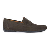 Geox U Kosmopolis + Grip, Mocasin Hombre, marrón Oscuro, 43.5 EU