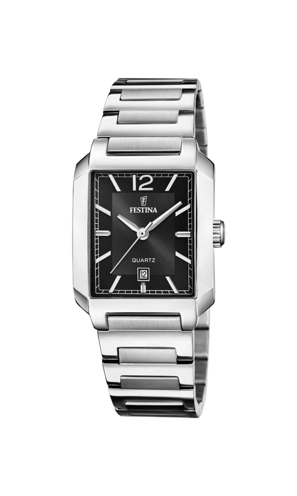 Festina Reloj Mujer F20679/4 On The Square Caja de Acero Inoxidable 316l Plateado Correa de Acero Inoxidable 316l Plateado
