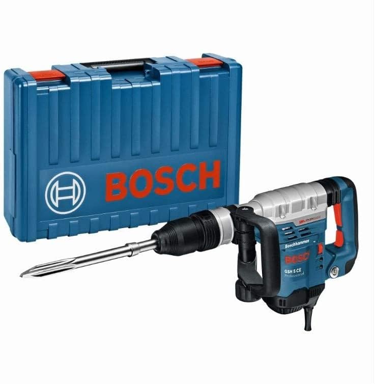 Bosch Professional GSH 5 - Martillo demoledor (7,5 J, SDS max, Vario Lock, en maletín)