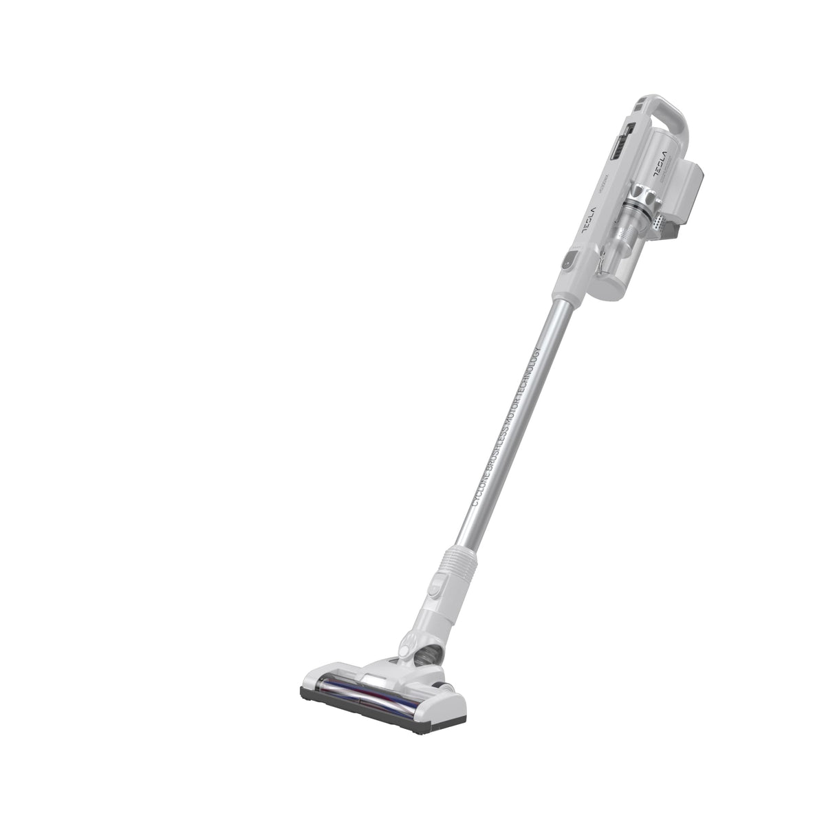 Tesla Aspiradora de Mano HS300WX, 200W, Depósito 200ml, Filtro HEPA Lavable, Batería Larga Duración, 2 Velocidades, Blanco