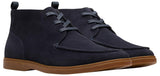 Clarks Torford Mid, Derby Hombre, Navy Suede, 43 EU