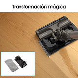 Hisense HVC6464A Aspirador Escoba sin cable, 25.2V, autonomía hasta 60 minutos , indicador LED de carga, accesorios para aspirar y fregar suelos con cepillo mopa